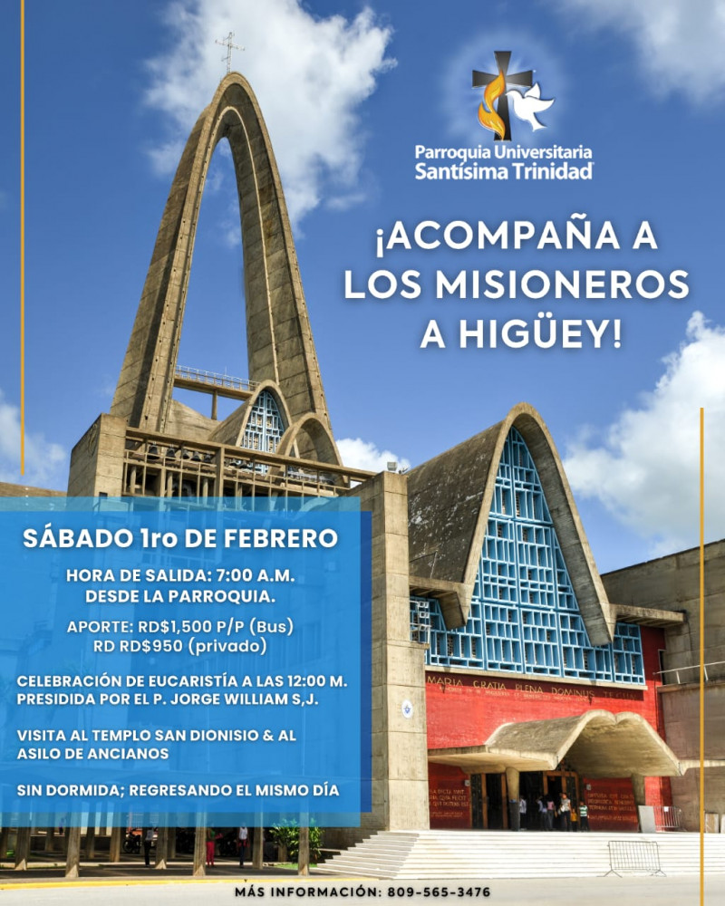 ACOMPAÑA A LOS MISIONEROS A HIGUEY