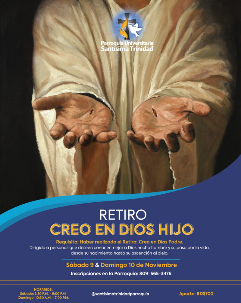 RETIRO CREO EN DIOS HIJO