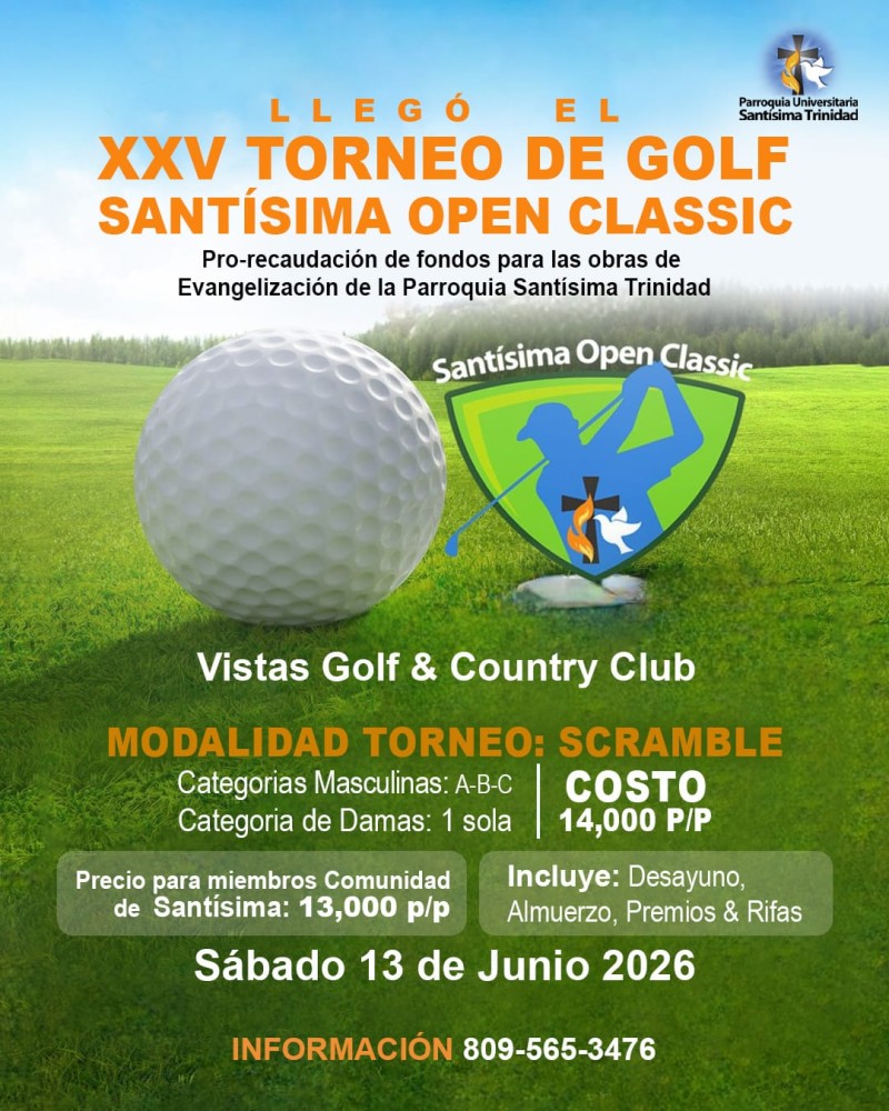 XXV TORNEO DE GOLF SANTíSIMA OPEN CLASSIC 2026