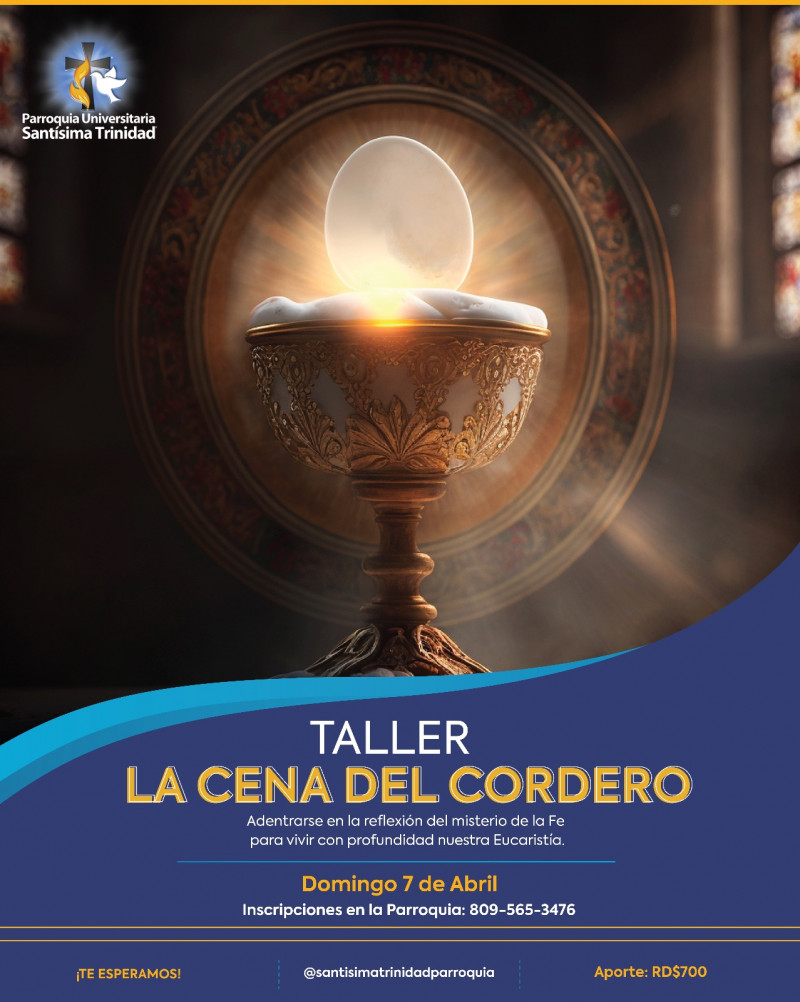 TALLER LA CENA DEL CORDERO